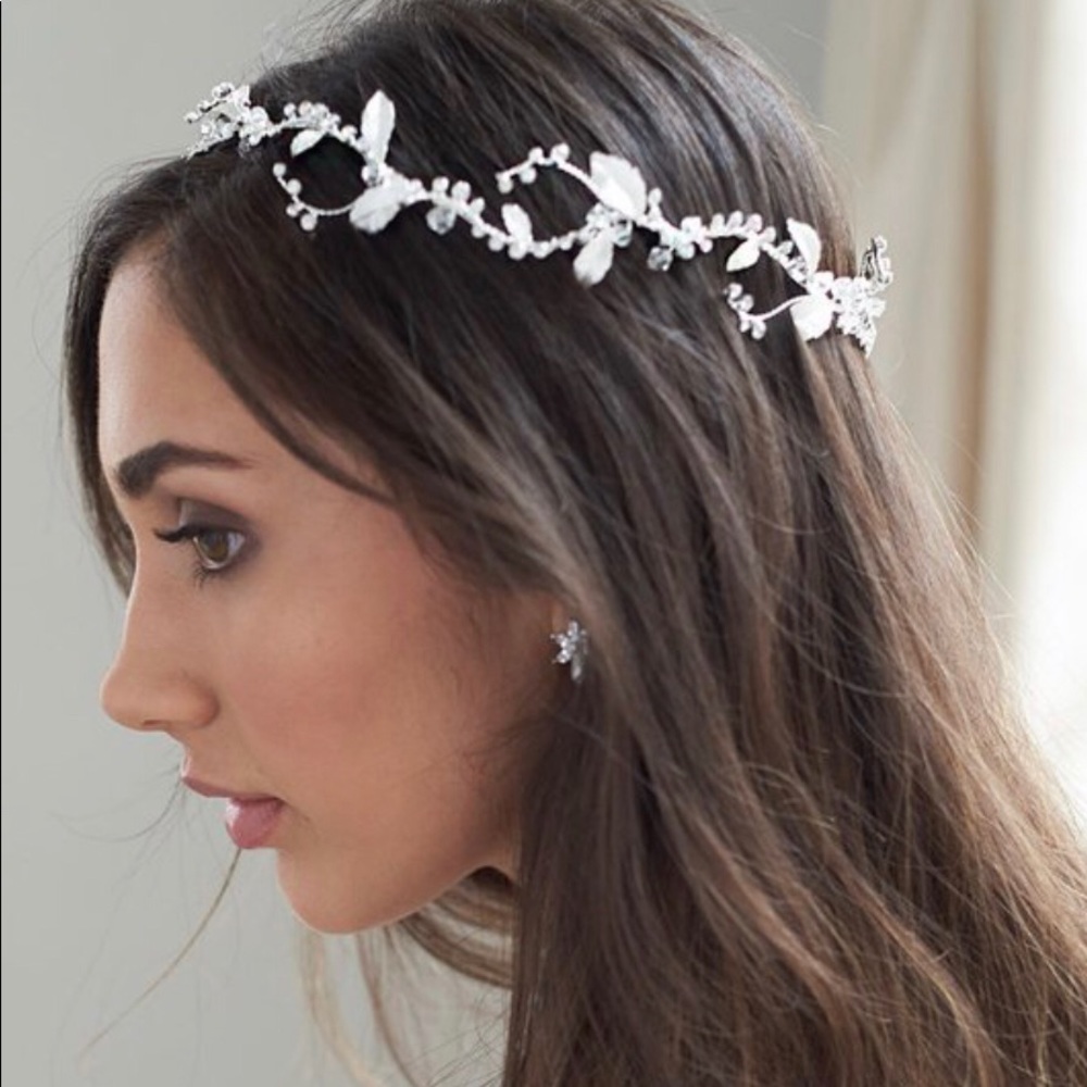 USA Bride Crystal Lead Bridal Halo